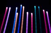 magenta purple and pink colourled lines of light