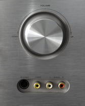 PCA (Phono) Audio and Video inputs on a home entertainment amplifier