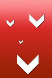 graphic illustration of downward direction and concept of failure or decrease