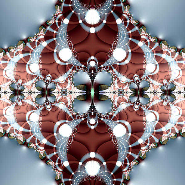 a complex, physcodelic and perhaps ugly fractal pattten