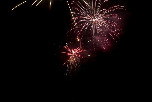 a bonfire night (november 5th) firework display