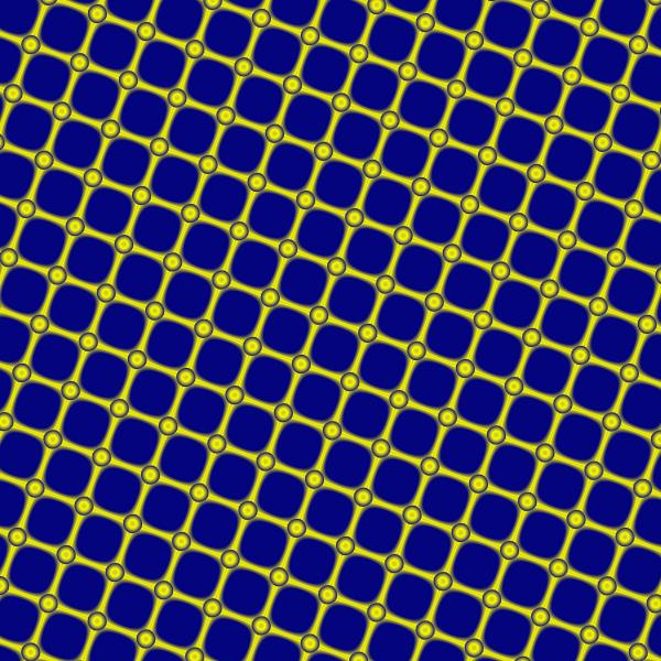 an unsual grid style background or curved yellow bars