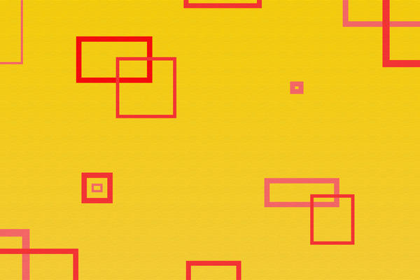 retro overlap rectangle background with a fabric canvas texture