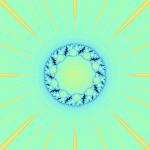 fractal pattern with exploding lines and an central 'corona'