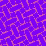 a fractal CG pattern resembling a pattern of paper clips of wire mesh