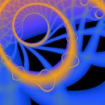 an eye catching fractal pattern of spiraling lines