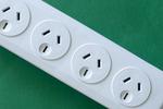a line of 4 Australian 230 volt mains power sockets