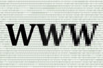 the letters www (world wide web) on a background of digital 1's and 0's