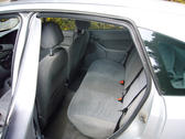 rears seats of a european family sized car