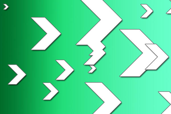 graphic illustrations of direction and concept of success